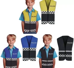 Gilet da polizia per bambini in vari colori
