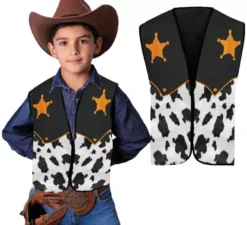 Gilet da sceriffo da cowboy per bambini