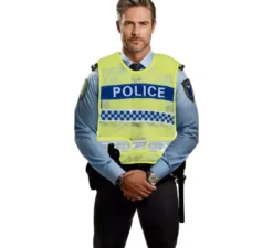 Gilet giallo della polizia stradale
