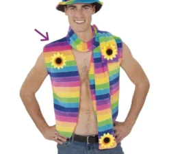 Gilet Hippie Arcobaleno