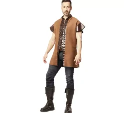 Gilet medievale lungo da uomo