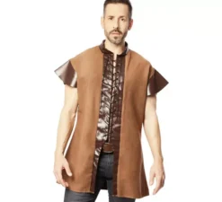 Gilet medievale lungo da uomo