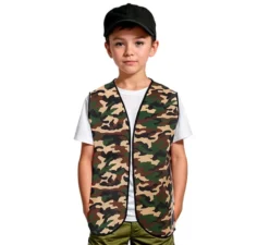 Gilet militare mimetico per bambini