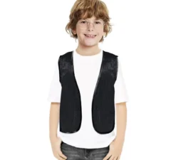 Gilet nero con paillettes per bambini