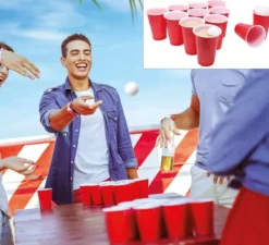 Gioco della Birra: 12 Bicchieri e 15 Palline
