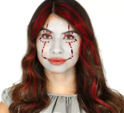 Gioielli adesivi faccia da clown