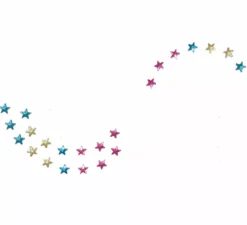 Gioielli per il viso con stelle adesive