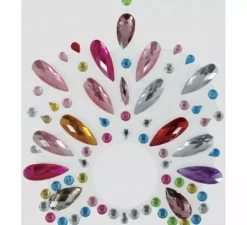 Gioielli per ombelico multicolor 12x20 cm adulto