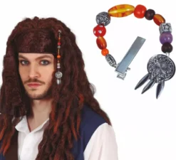 Gioiello Pirata con Fermaglio per Capelli 16 cm