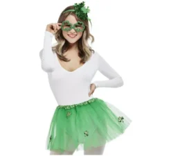 Giorno di Kit Ragazze San Patrizio: Tutu, mini cappello Accessori