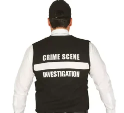 Giubbotto antiproiettile e cappuccio fbi per adulto