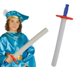 Gomma spada medievale eva 63,5 cm per bambino