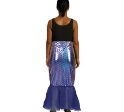 Gonna a coda di sirena viola per adulti