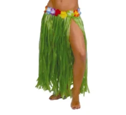 Gonna hawaiana con fiori in vari colori 75 cm