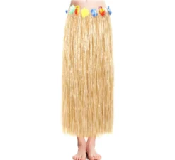 Gonna hawaiana da donna 80 cm in vari colori
