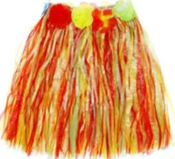 Gonna hawaiana da donna di 40 cm in vari colori