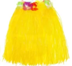 Gonna hawaiana da donna di 40 cm in vari colori