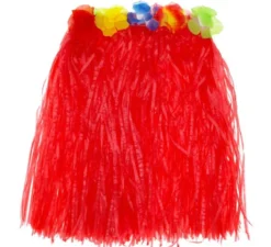 Gonna hawaiana da donna di 40 cm in vari colori
