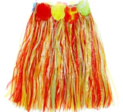 Gonna hawaiana per donna di 60 cm in vari colori