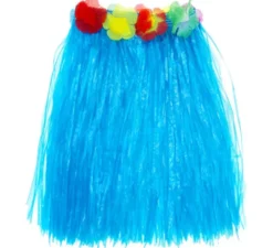 Gonna hawaiana per donna di 60 cm in vari colori
