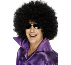 Grande parrucca afro nera