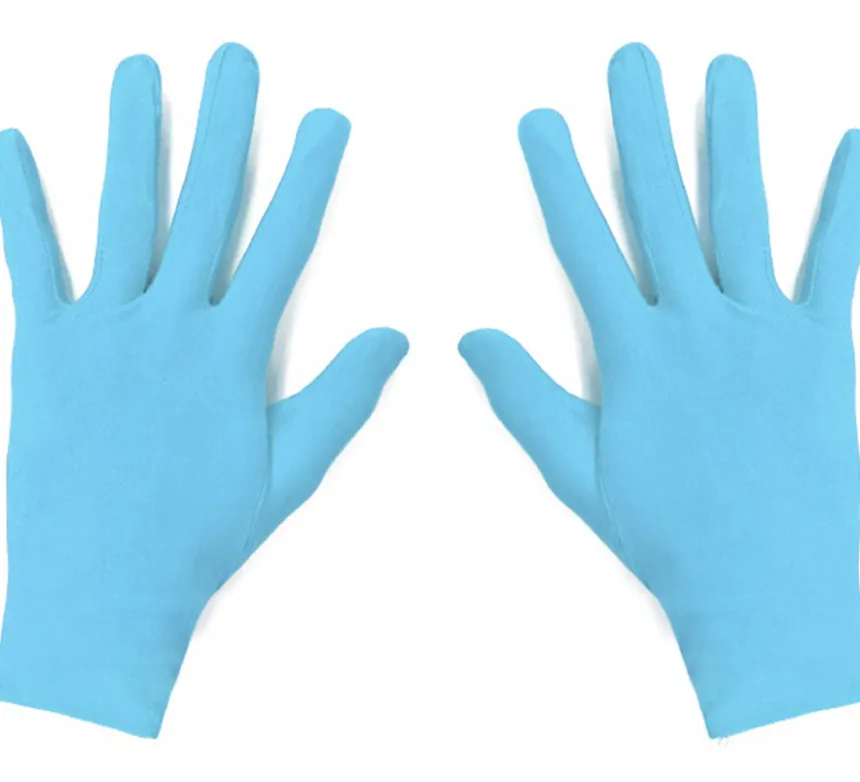 Guanti corti per adulti in vari colori
