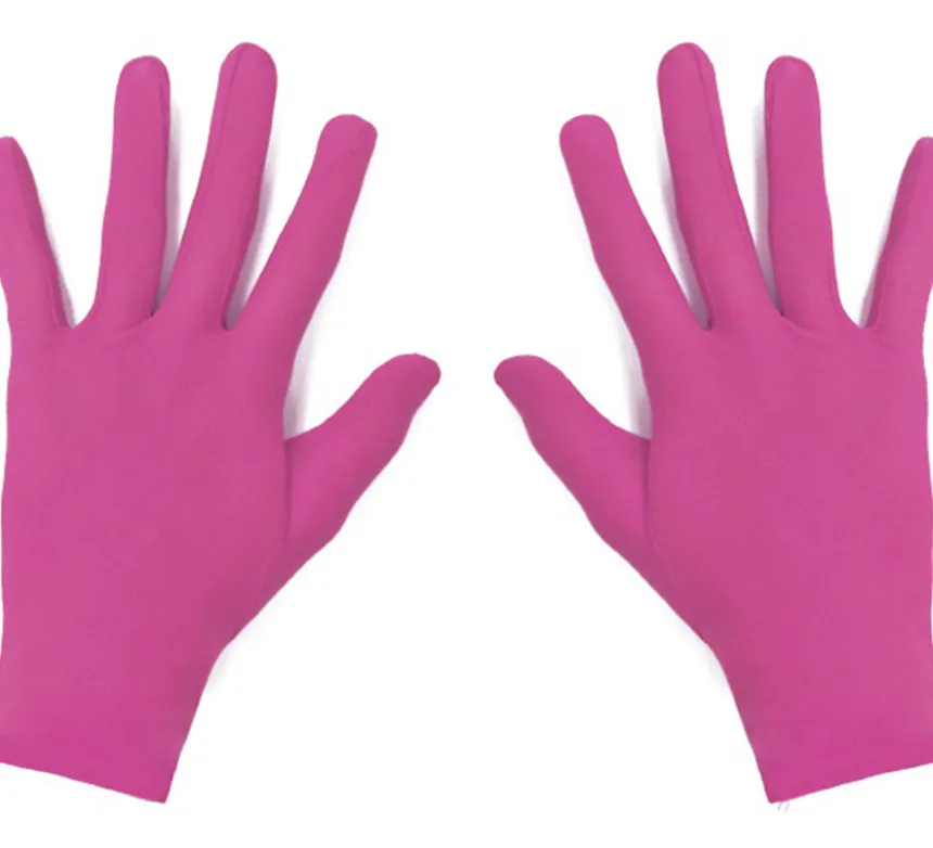 Guanti corti per adulti in vari colori