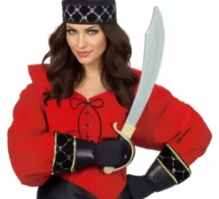 Guanti da pirata bucaniere per adulti