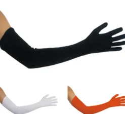 Guanti extra lunghi in vari colori 45 cm