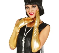 Guanti lunghi 44 cm oro