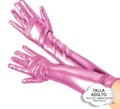 Guanti Lunghi Metallici per adulti in vari colori