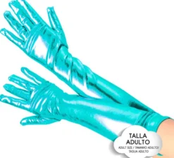 Guanti Lunghi Metallici per adulti in vari colori