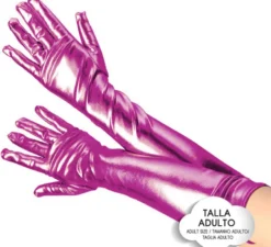 Guanti Lunghi Metallici per adulti in vari colori