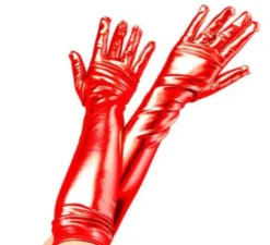 Guanti Lunghi Metallici per adulti in vari colori