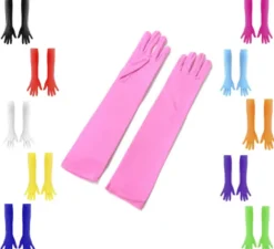Guanti lunghi per adulti di 40 cm in vari colori
