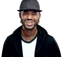 I denti d'oro del rapper