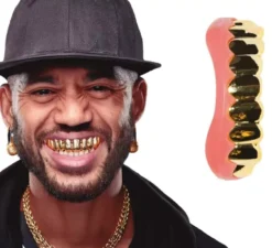 I denti d'oro del rapper