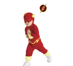 Il costume di Flash con cappello per bebè
