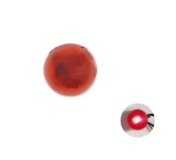 Il naso da clown lampeggia di rosso
