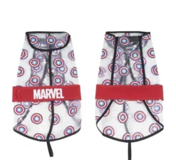 Impermeabile regolabile per cani del Capitano America