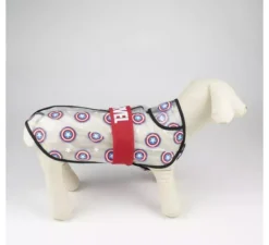 Impermeabile regolabile per cani del Capitano America