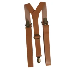 In pelle marrone cinghie Simil