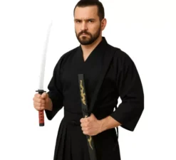 Katana giocattolo con fodero in plastica da 60 cm