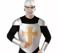 Kit armatura medievale in argento da uomo
