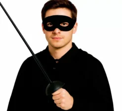 Kit Bandit: Maschera e Spada, 62x5 cm, in plastica
