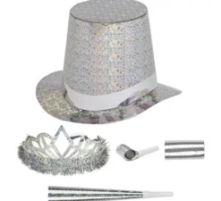 Kit 5 bomboniere olografiche in argento Las Vegas