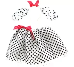Kit cane dalmata per bambini: fascia e tutù