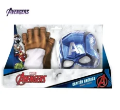 Kit Capitan America per bambini: Guanti e Maschera