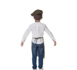 Kit Castagno o Costume Foglie Beige-Castagna per bambino