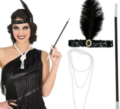 Kit Charleston di 3 accessori per donna